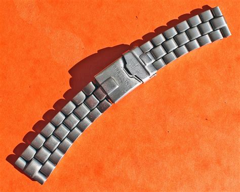 bracciale breitling|Breitling titanium watch band.